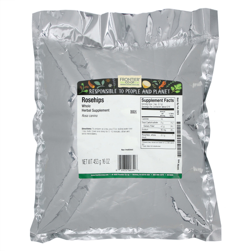 Frontier Co-op, цельные плоды шиповника, 453 г (16 унций)