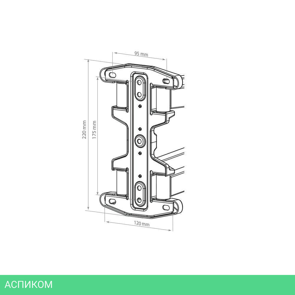 Кронштейн Kromax Atlantis-45 белый (20218)