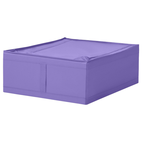 Чехол для хранения IKEA SKUBB (СКАББ), Полиэстер, Фиолетовый, 44x55x19 см