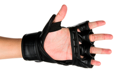 UFC Перчатки MMA для грэпплинга 7 унций чёрные S/M