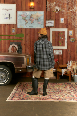Рубашка Called a Garment Human Flannel Shirt "Black"