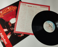 Винтажная виниловая пластинка LP Krokus Headhunter (Japan 1983) (Obi)