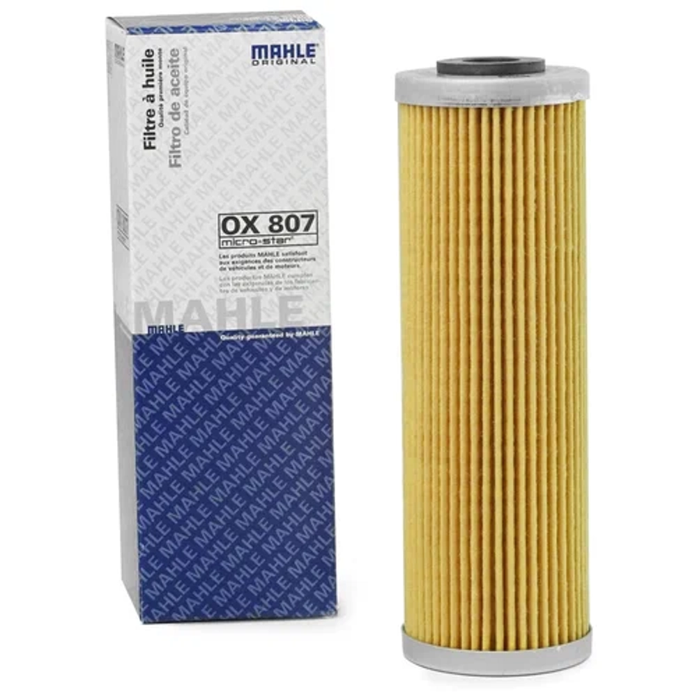 Фильтр масляный MAHLE Knecht OX807 для мотоциклов KTM (61338015200, HF650)