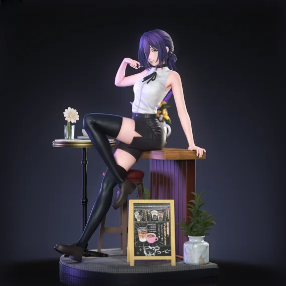 Reze coffe break - Chainsaw Man