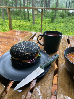 🏆Кухонный нож Alexander S N690 Camo G10