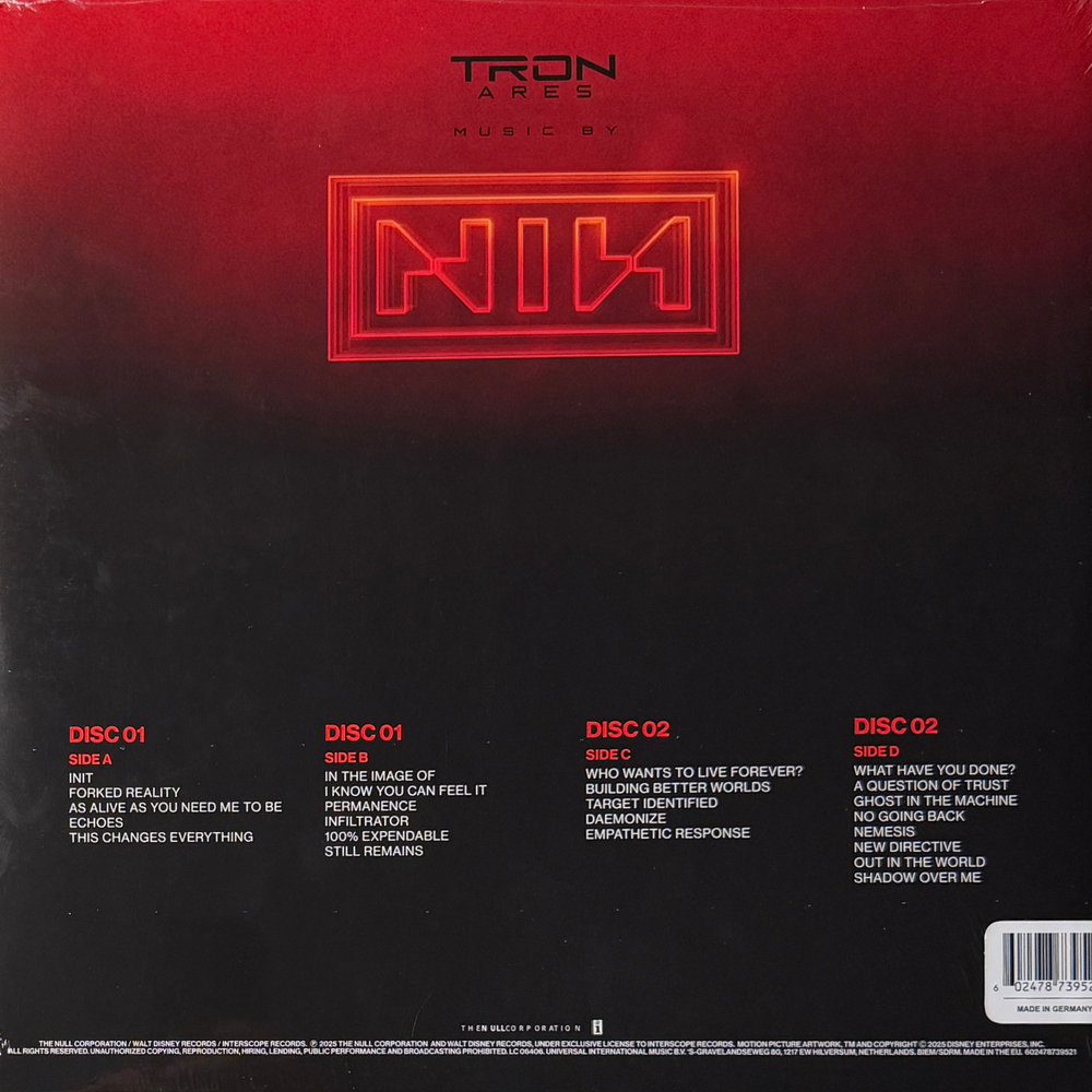Виниловая пластинка Tron: Ares - Original Motion Picture Soundtrack 2LP Red