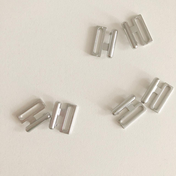 Застёжка серебро 1.5см