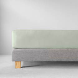 Простыня на резинке 100x200 Estella 565 verde светло-зеленая