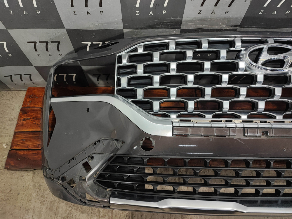 Бампер передний Hyundai Santa Fe 4 (TM) 20-24 Б/У Оригинал 86511S1500