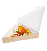 Упаковка OSQ PIE 800 треугольная для пиццы/пирогов (600шт/кор)