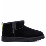 Ugg Mens Classic Ultra Mini "Zip Boot Black"