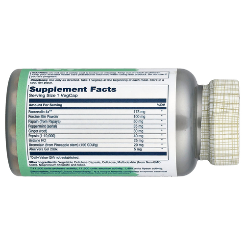 Solaray, Super DigestAway™, 60 растительных капсул