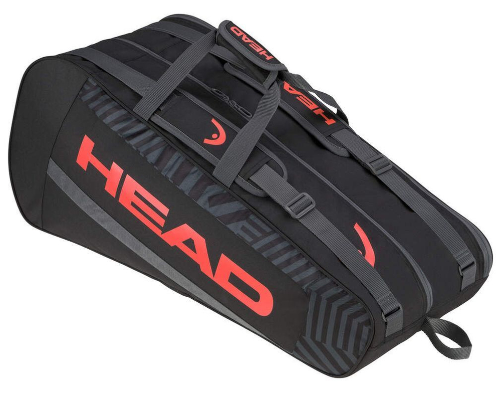 Сумка теннисная Head Base Racquet Bag M - black/orange