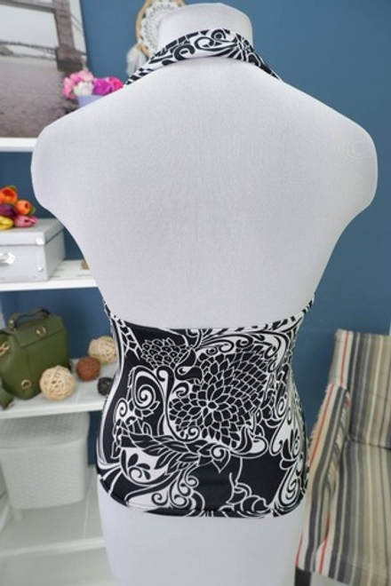 Топ Femme с черно-белым принтом 40 размер