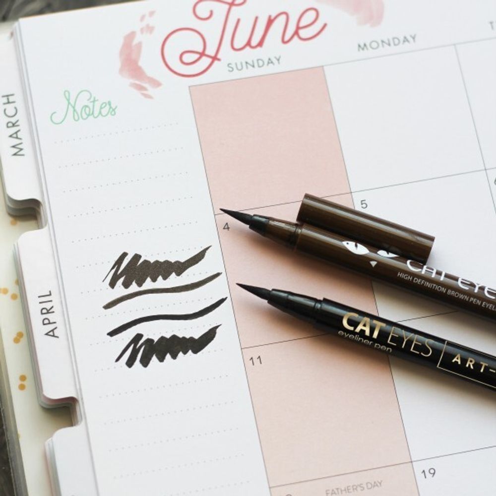 Подводка-фломастер для глаз Art-Visage Cat Eyes Eyeliner Pen High Definition Ultra Black