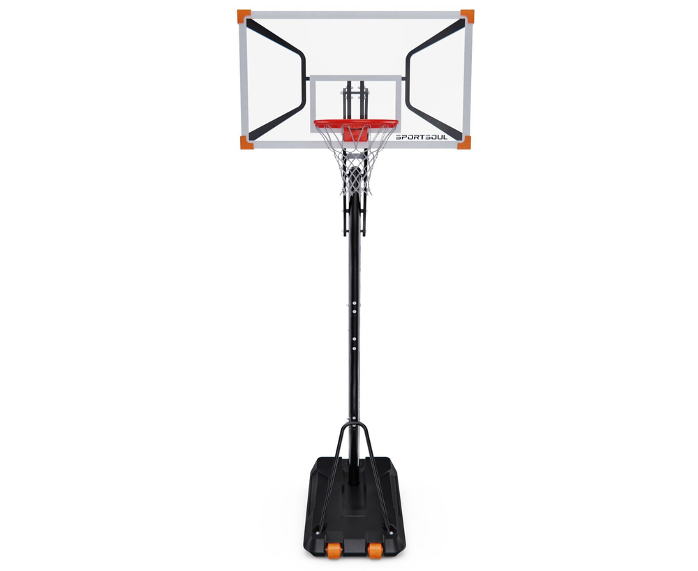 Баскетбольная мобильная стойка DFC SPORTSOUL, 127 х 84 x 0.3 см