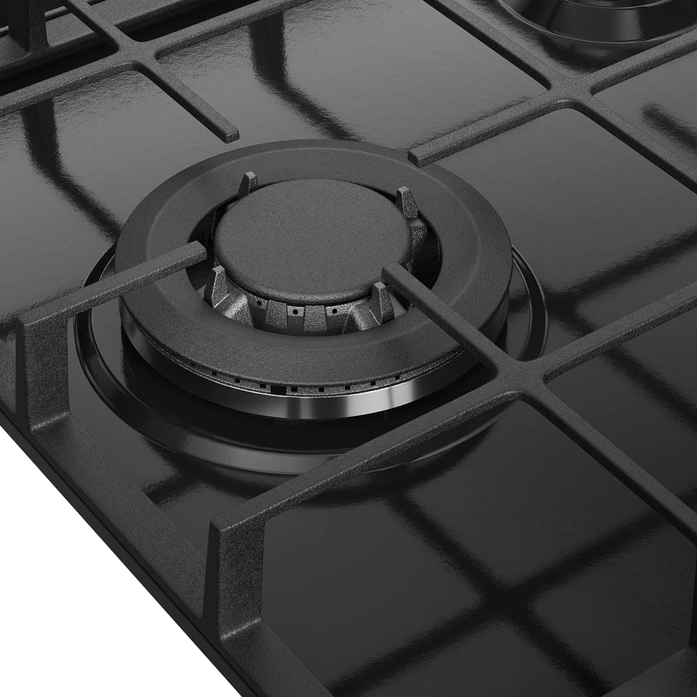 Встраиваемая газовая варочная панель Monsher MSG 43 Noir