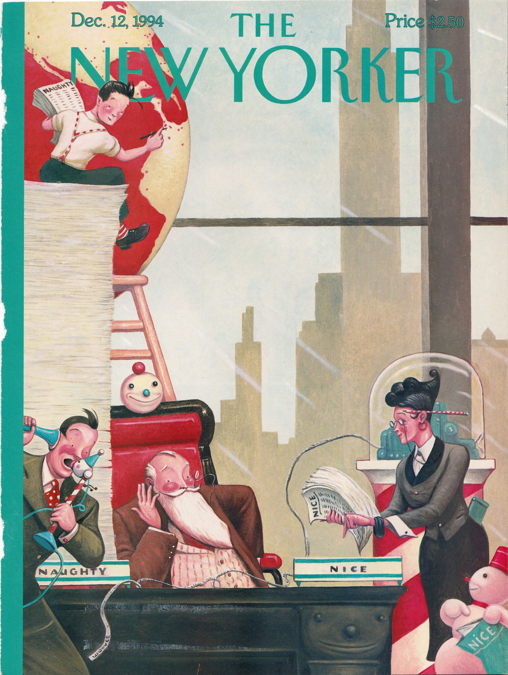 Журнал The New Yorker 12-12-1994, обложка