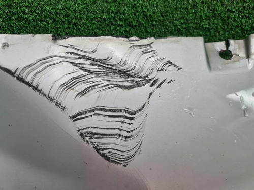 Накладка переднего бампера Hongqi E-HS9 (2020-нв)