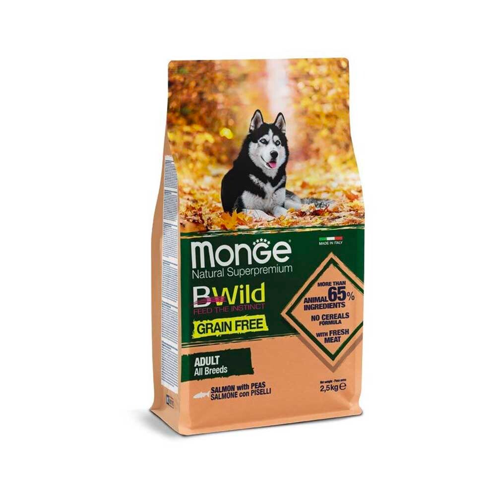 Monge Dog All Bwild GF Salmon - беззерновой корм для собак (лосось и горох)