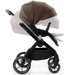 Детская коляска Happy Baby Kidlander 2 в 1 dark brown