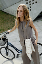 Платок из вискозы с шёлком