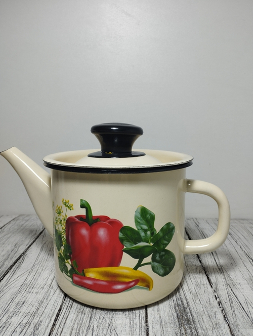 Чайник 1л цил слоновый Овощи 42704-072/4