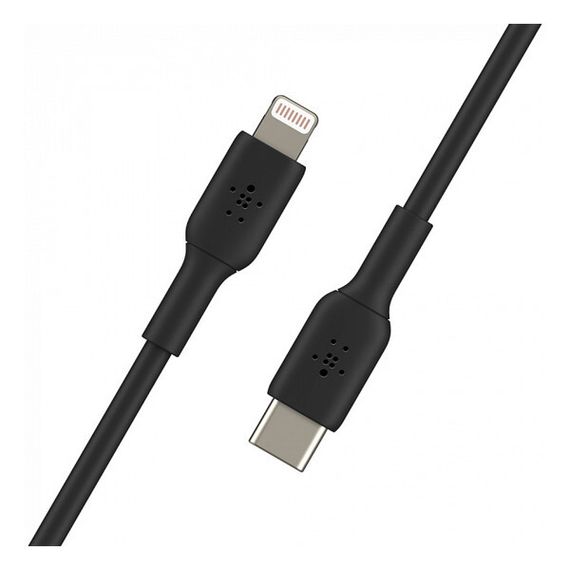 Кабель Belkin BoostCharge Lightning - USB-C 1м черный (CAA003BT1MBK)