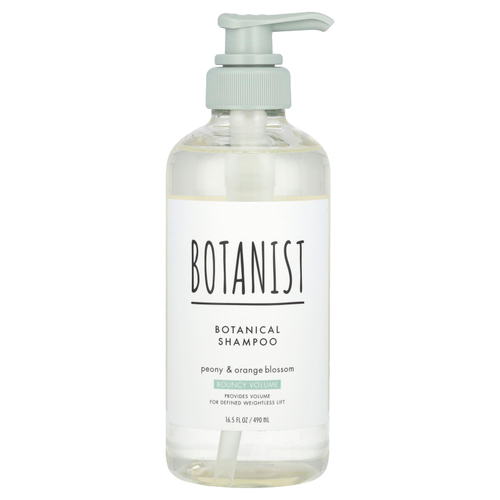 Botanist, растительный шампунь, для упругости, придающий объем, пион и цветок апельсина, 490 мл (16,5 жидк. унции)