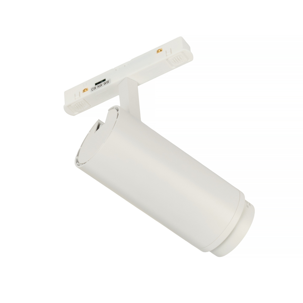 Трековый магнитный светодиодный светильник 20W 48V 20-60° 3000-4000-6500K MyFar RayZoom MT0222-20W3K-S-W