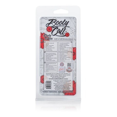 Анальная силиконовая пробка с кольцом Booty Tickler (Цвет: черный)