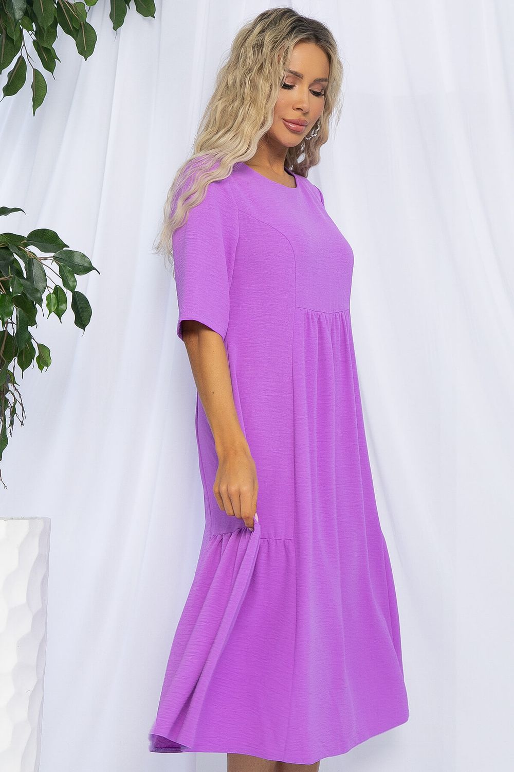 Платье Воздушный поцелуй (сирень) П13094-18М LT Collection