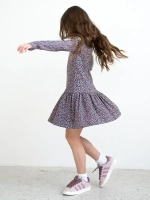 Платье для девочки с длинным рукавом