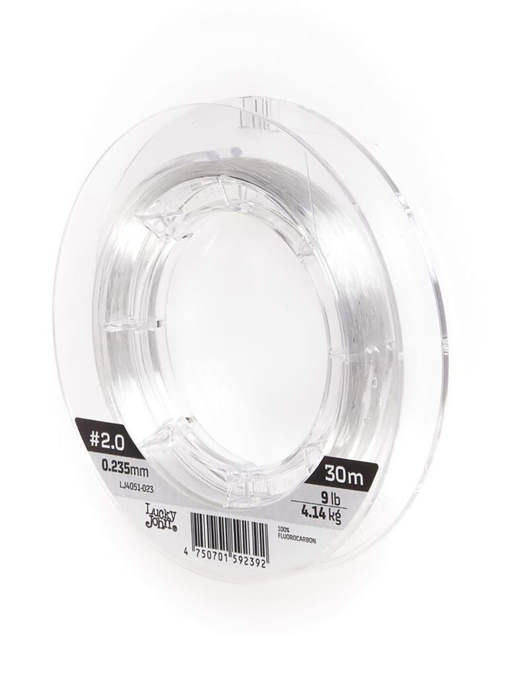 Леска монофильная Lucky John FLUOROCARBON Hard 025/052
