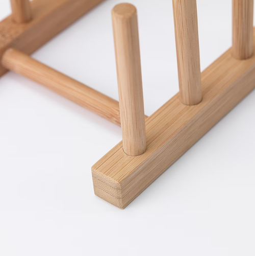 ОСТБИТ OSTBIT Подставка для тарелок, 27 см, бамбук