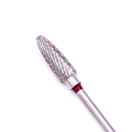 Твердосплавная насадка Кукуруза 21235 красная насечка Кристал