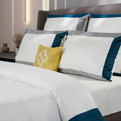 Постельное белье 2 спальное евро Sharmes Caledoscop морской бриз