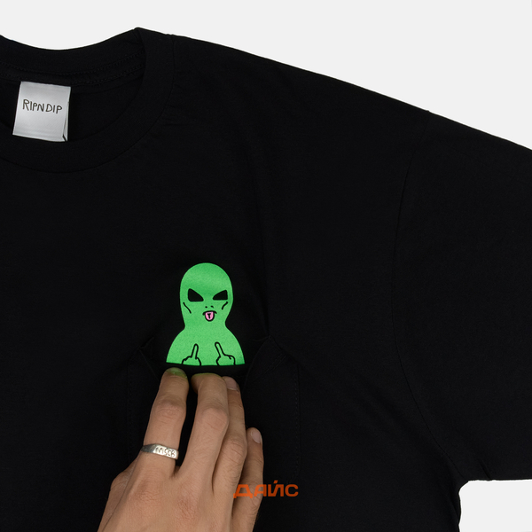 Футболка мужская Ripndip Lord Alien Pocket Tee артикул:RND1470 Футболка мужская Ripndip Lord Alien Pocket Tee артикул:RND1470 - купить в магазине Дайс
