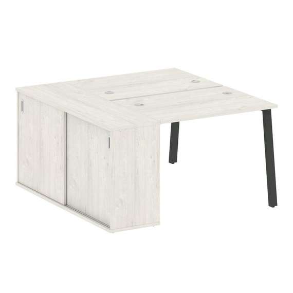 Метал Систем Рабочая станция с шкафом-купе на А-образном м/к БА.РС-СШК-1.1 Т