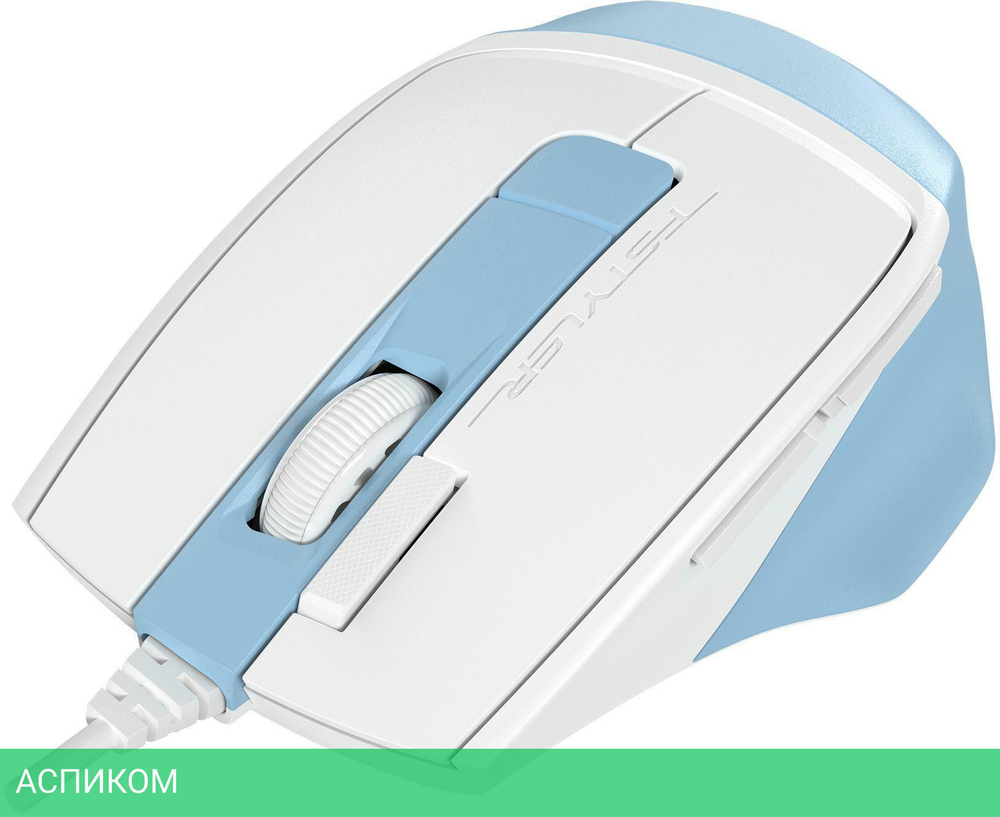 Мышь A4Tech Fstyler FM45S Air голубой/белый/Icy Blue