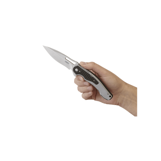 Складной нож CRKT 5480 Carnufex c клинком из стали 8Cr13MoV, рукоять G10 / Stainless Steel