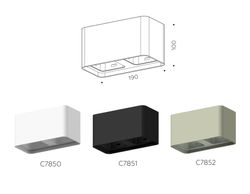 Ambrella Корпус светильника накладной для насадок 70*70mm DIY Spot C7852