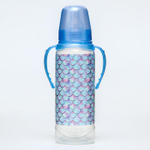 5399491 Бутылочка для кормления «Русалка» 250 мл цилиндр, с ручками