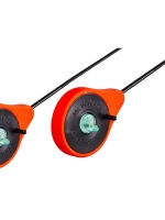 Удочка-балалайка зимняя MORMAX 24см красная