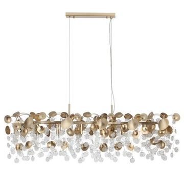 5104/8A CLASSIC ODL26 633 металл/стекло Люстра горизонтальная E14 8*40W 220В IP20 COINS