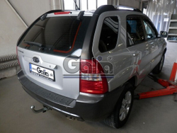 Фаркоп оцинкованный Galia H070A для Hyundai Tucson 2004-2010, Kia Sportage 2004-2010(паспорт и сертификат в комплекте)(без электрики)