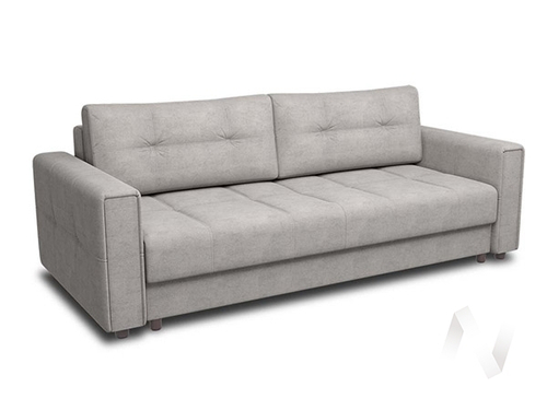 Диван прямой Манхеттен 2 (БД) тик-так LUMA 14 (серый)