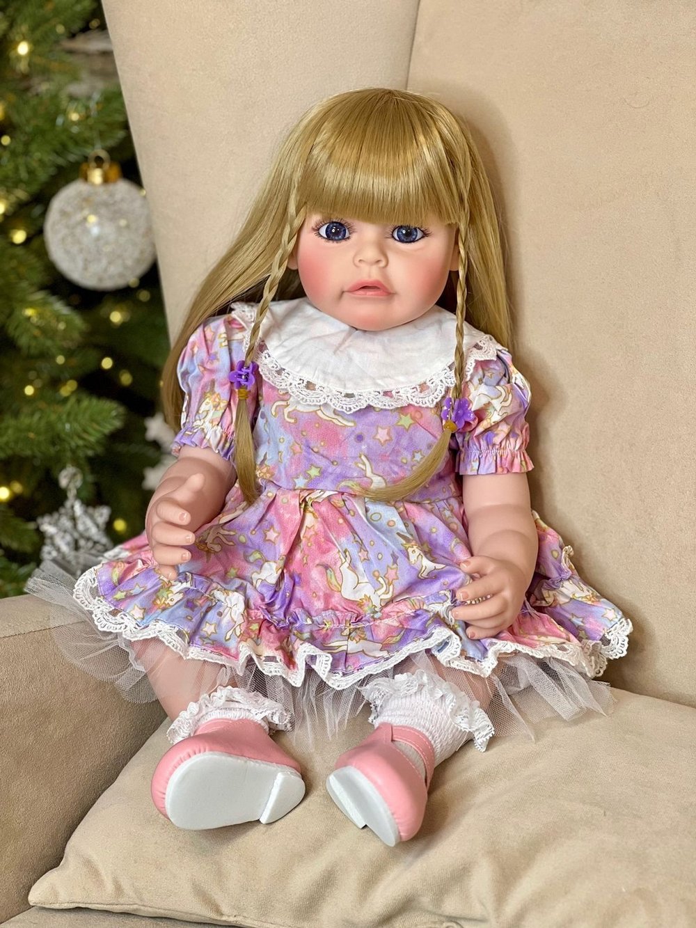 Кукла Реборн виниловая 55см в пакете (FA-285)