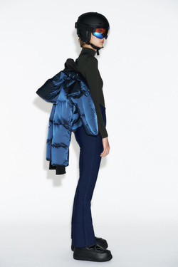 ZARA ВОДОНЕПРОНИЦАЕМАЯ КУРТКА С КАПЮШОНОМ RECCO®, КОБАЛЬТОЫЙ