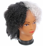 Парик карнавальный «Красотка», Черно-белый